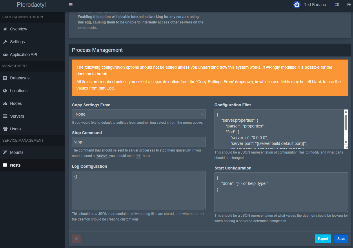 Copy Settings From