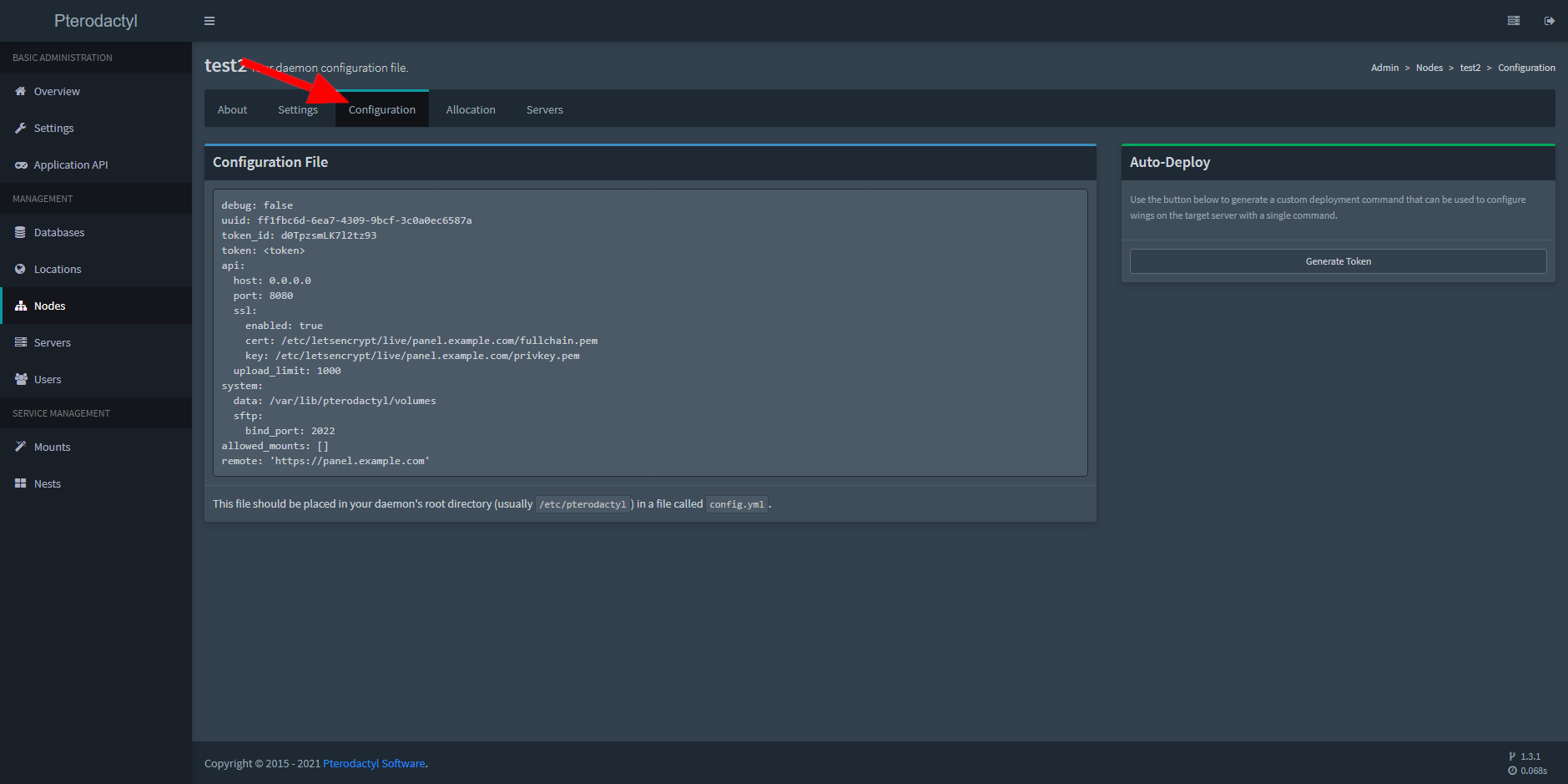 Node Configuration