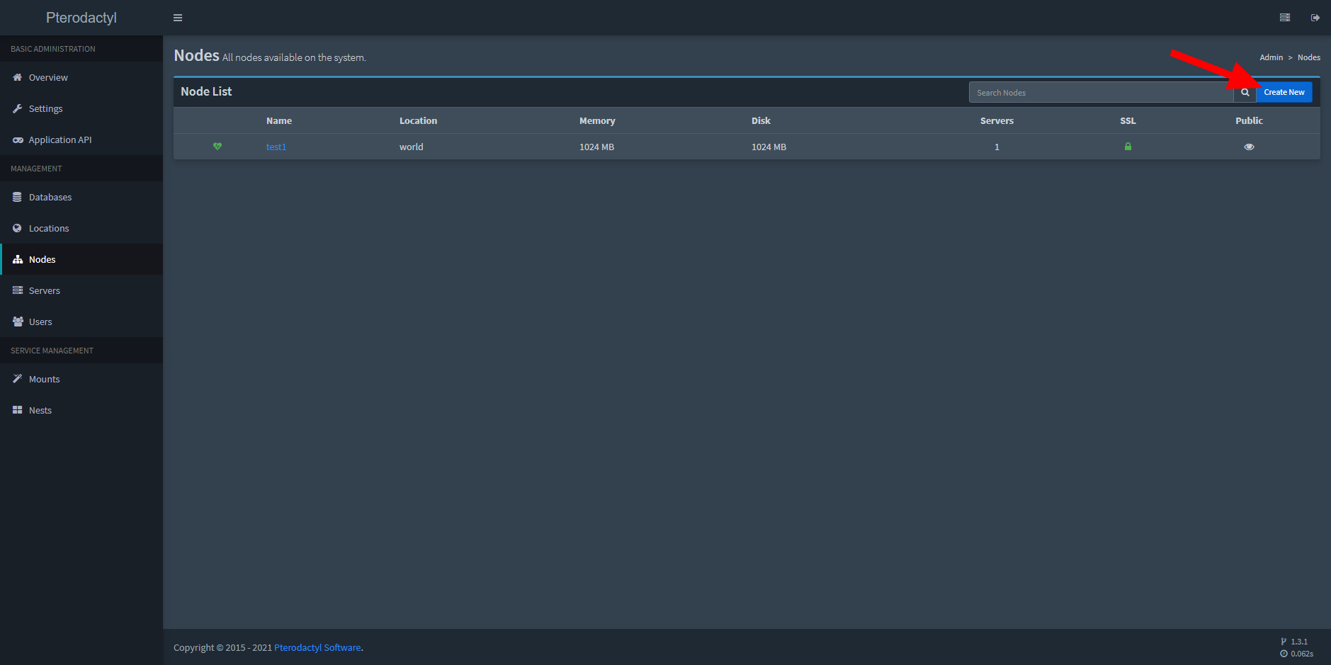 Create Node Button